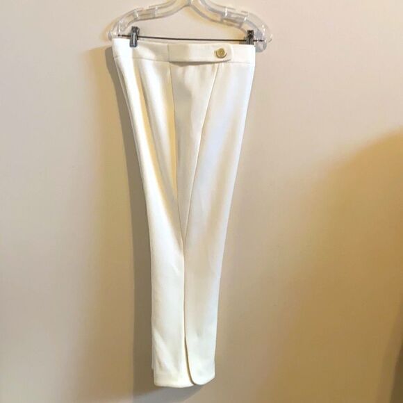 Rachel Roy Pants 12 Signature Cropped Ivory Pants - Picture 3 of 12